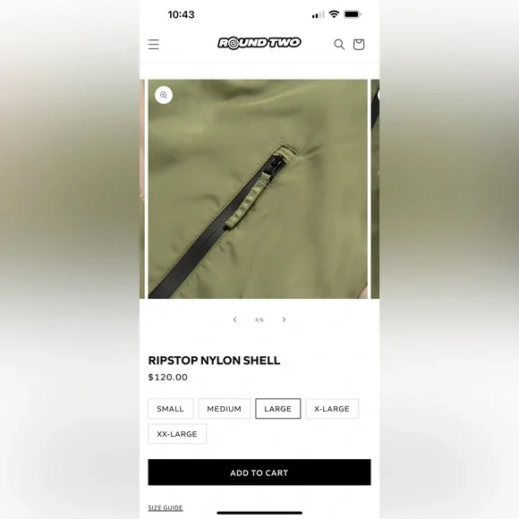 Round Two Ripstop Nylon Shell - Picture 4 of 7